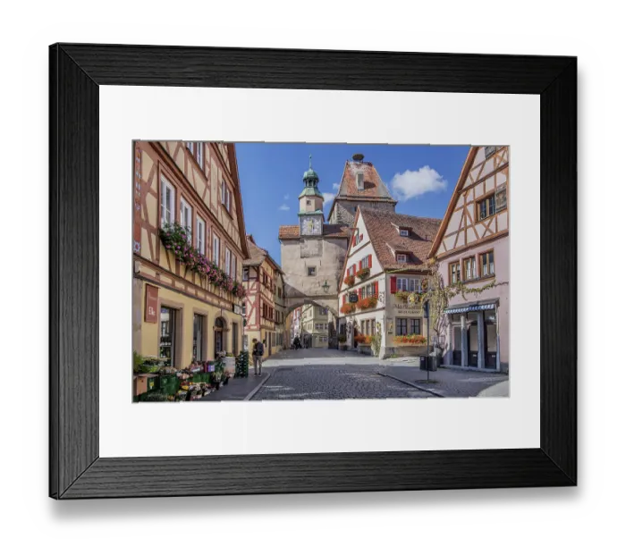 Framed Print : Roderbogen and Markusturm