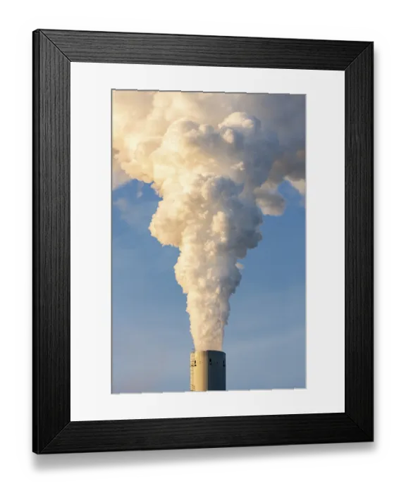 Framed Print : Symbolic image energy transition Framed Print : Symbolic image energy transition