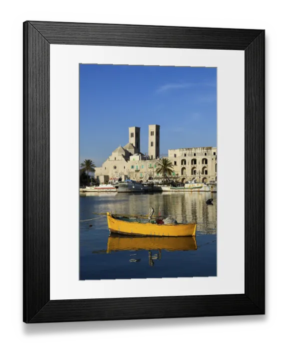Framed Print : Harbour with old fishing boats Framed Print : Harbour with old fishing boats