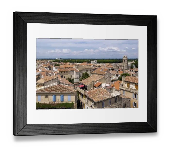 Framed Print : View over the roofs of Arles, Provence-Alpes-Cote d'Azur Framed Print : View over the roofs of Arles, Provence-Alpes-Cote d'Azur