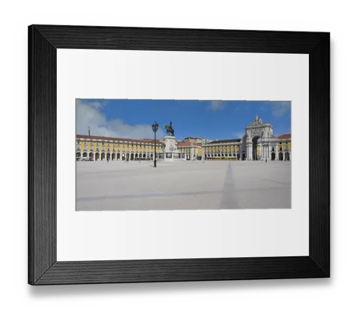 Framed Print : King Jose I equestrian statue, Praca do Comercio
