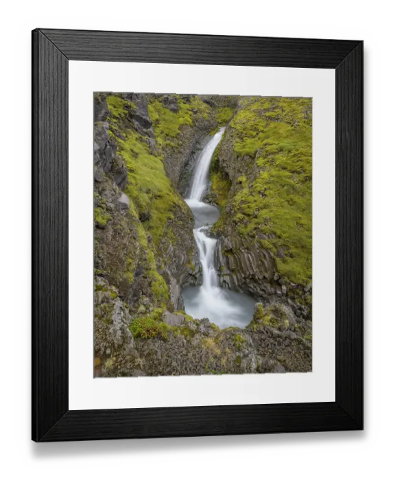 Framed Print : Klukkufoss, Snaefellsbaer Framed Print : Klukkufoss, Snaefellsbaer
