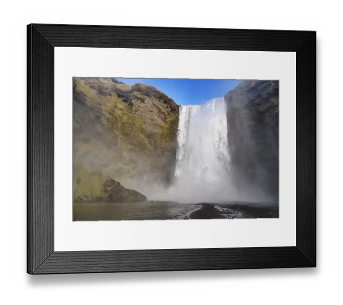 Framed Print : Skogafoss Waterfall, Skoga River