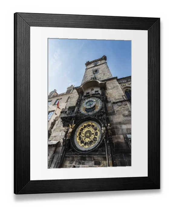 Framed Print : Prague astronomical clock or Prague orloj
