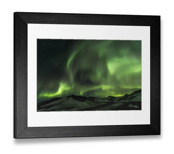 Framed Print : Northern Lights (Aurora borealis)