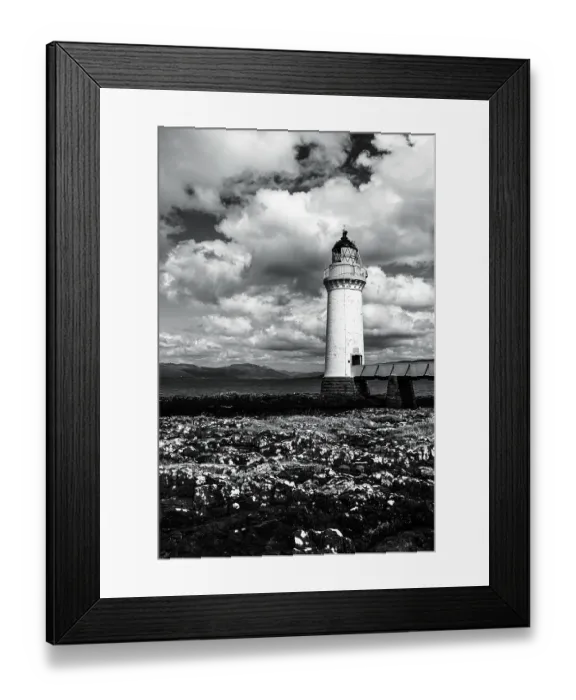 Framed Print : Rubha nan Gall in Black and White Framed Print : Rubha nan Gall in Black and White