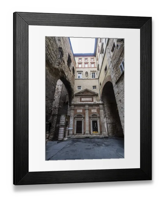 Framed Print : Historic center of Perugia, Italy