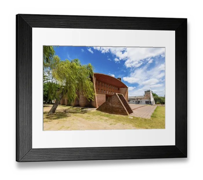 Framed Print : Unesco world heritage site, the work of engineer Eladio Dieste: Church of Atlantida