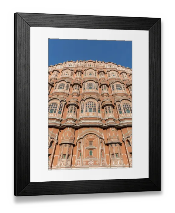Framed Print : Frontal Facade of Hawa Mahal, Palace of Winds