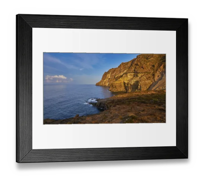 Framed Print : Balata dei Turchi, rocky coves