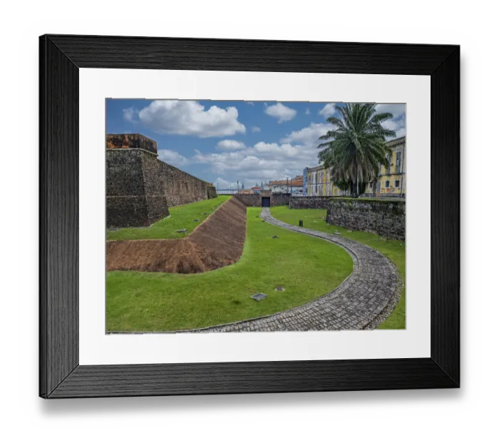 Framed Print : Presepio Fort, Belem, Brazil Pres?pio Fort Framed Print : Presepio Fort, Belem, Brazil Pres?pio Fort
