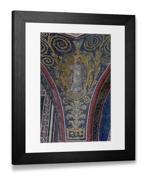 Framed Print : Beautiful mosaics in the Baptistery of Neon