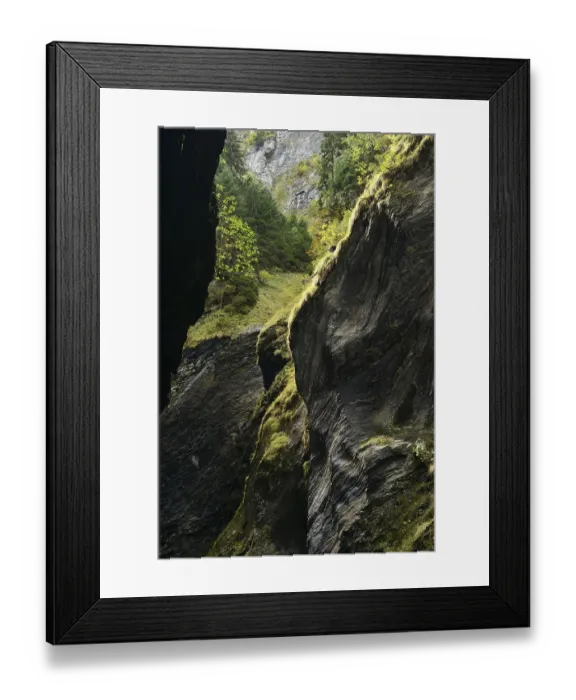 Framed Print : Viamala gorge near Thusis, canton of Grisons Framed Print : Viamala gorge near Thusis, canton of Grisons