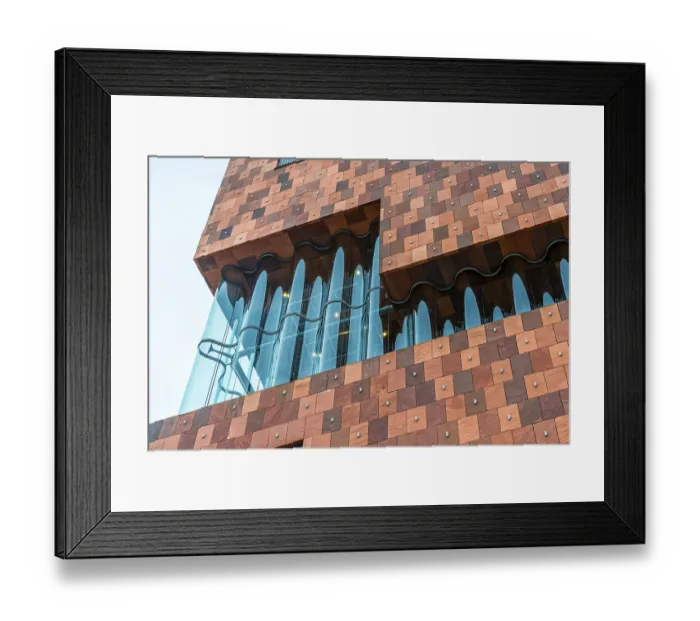 Framed Print : MAS Museum, harbour, architecture Framed Print : MAS Museum, harbour, architecture