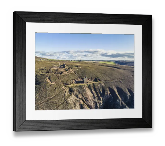 Framed Print : Wheal Coates Tin Mine Walk, St Agnes Framed Print : Wheal Coates Tin Mine Walk, St Agnes