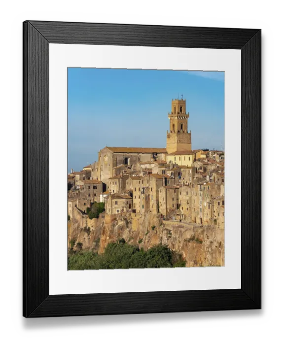 Framed Print : Pitigliano Cathedral, Tuscany, Italy