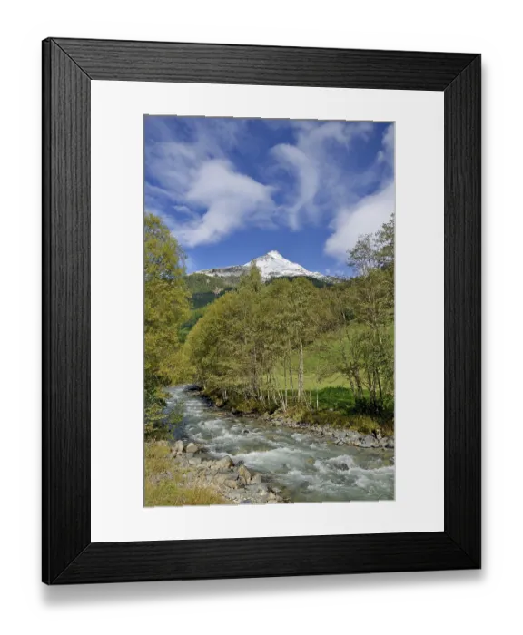 Framed Print : View from Molltal to Wasserradkopf 3032 m Framed Print : View from Molltal to Wasserradkopf 3032 m
