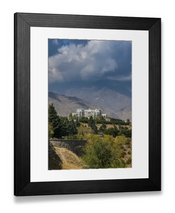 Framed Print : Paghman Hill Castle and gardens Framed Print : Paghman Hill Castle and gardens