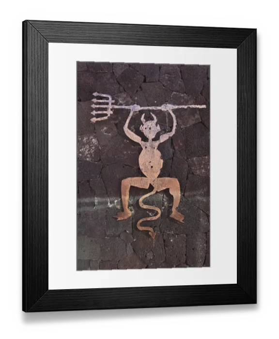 Framed Print : Landmark of Timanfaya National Park