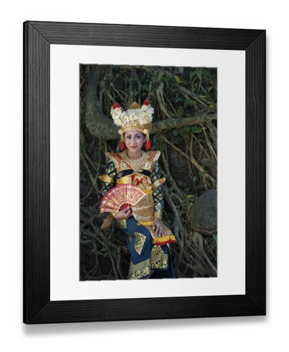 Framed Print : Balinese dancer, Ubud, Bali, Indonesia