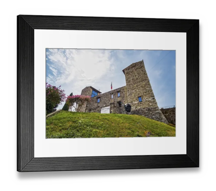 Framed Print : Castello Oldofredi Museum, Iseo, Lombardy, Italy