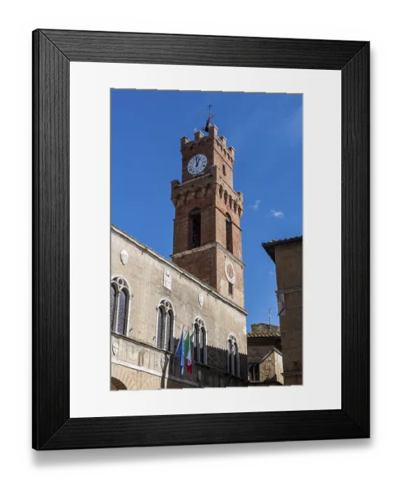 Framed Print : Unesco world heritage site Historic village of Pienza Italy Framed Print : Unesco world heritage site Historic village of Pienza Italy