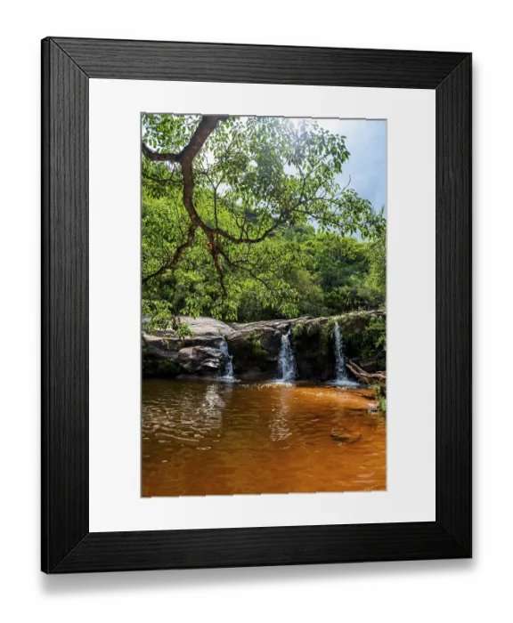 Framed Print : Cuevas Waterfalls, Samaipata, Bolivia