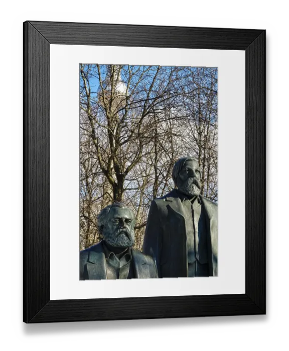 Framed Print : Marx Engels Monument, Berlin, Germany Framed Print : Marx Engels Monument, Berlin, Germany