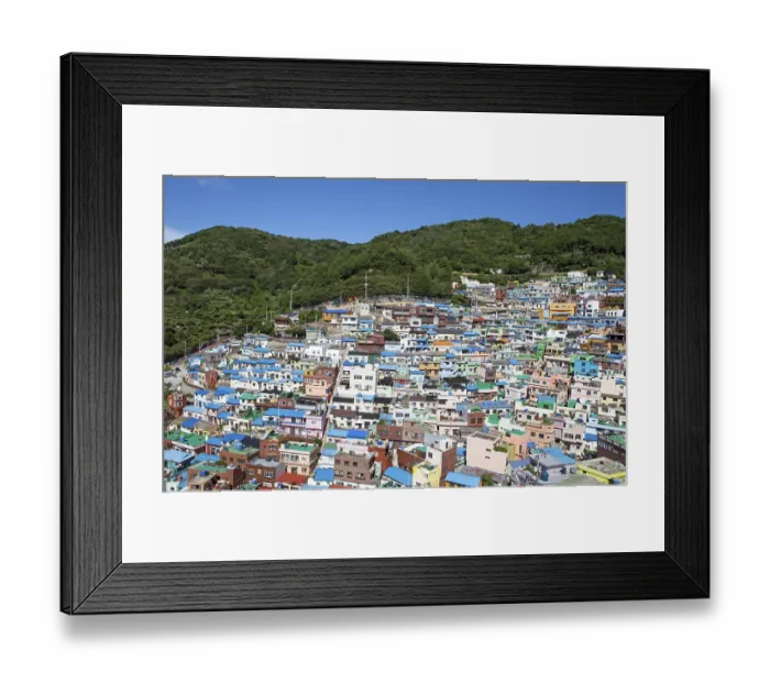 Framed Print : City view Gamcheon Village, Busan Framed Print : City view Gamcheon Village, Busan