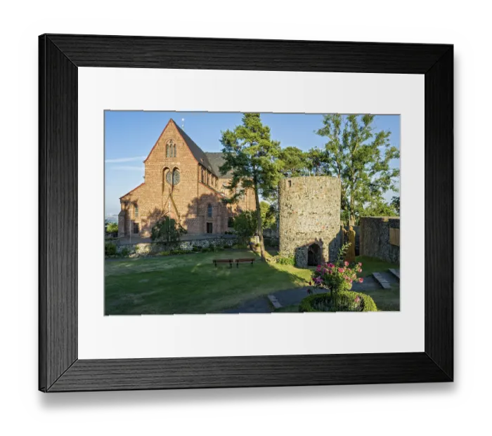 Framed Print : Neo-Gothic collegiate church of St