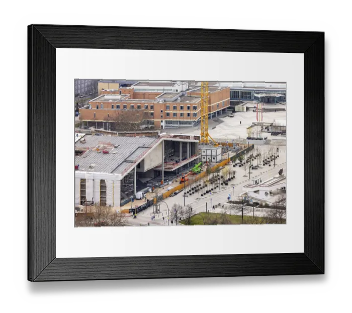 Framed Print : The Berlin Modern project at Kulturforum is a central new museum building for 20th century art Framed Print : The Berlin Modern project at Kulturforum is a central new museum building for 20th century art
