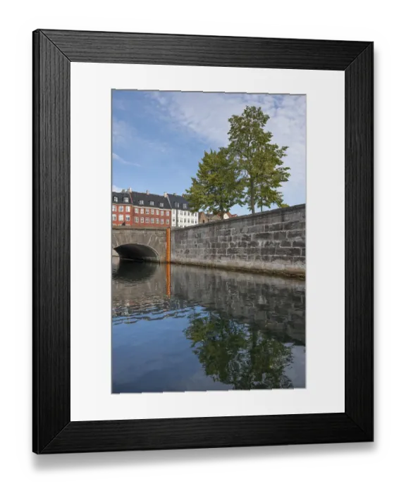 Framed Print : Storm Bridge or Stormbroen, Frederiksholm Canal