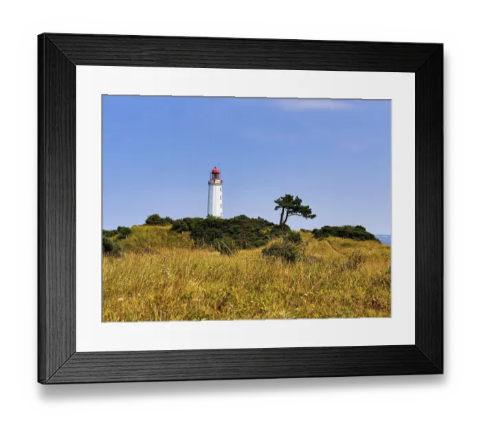 Framed Print : Lighthouse Dornbusch, Hiddensee Island