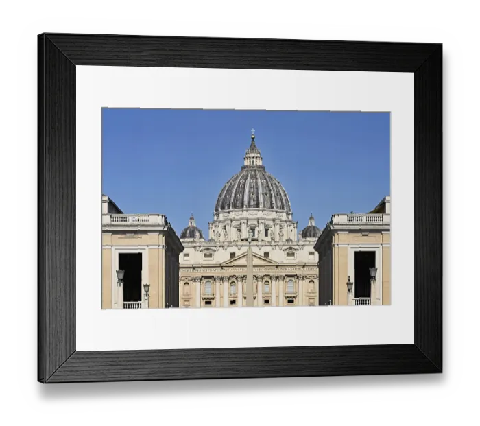 Framed Print : Cathedral, St Peter, St Peter's Basilica Framed Print : Cathedral, St Peter, St Peter's Basilica