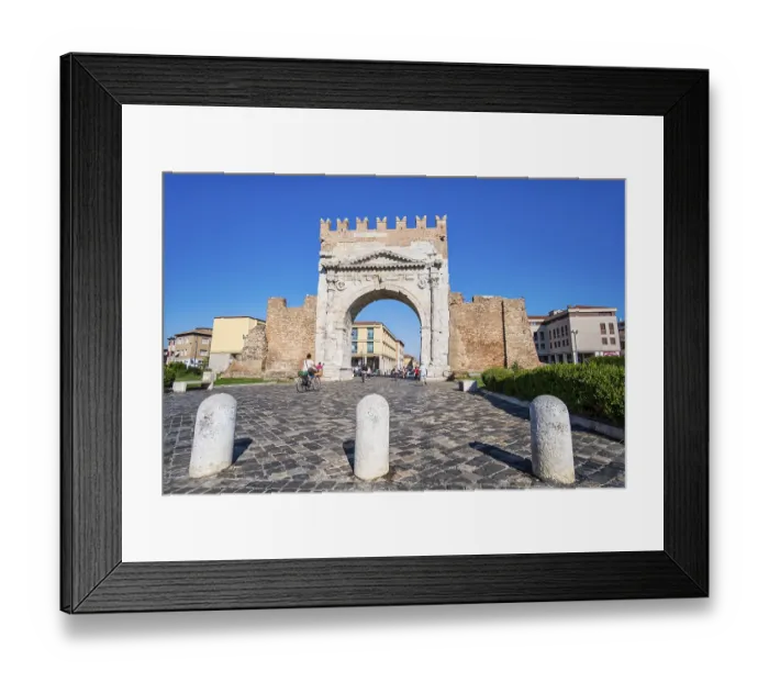 Framed Print : Arch of St Augustus, Rimini, Emilia-Romagna, Italy