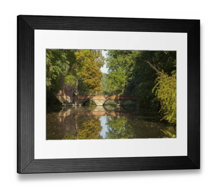 Framed Print : Bladenhorst Castle in autumn, Castrop Rauxel