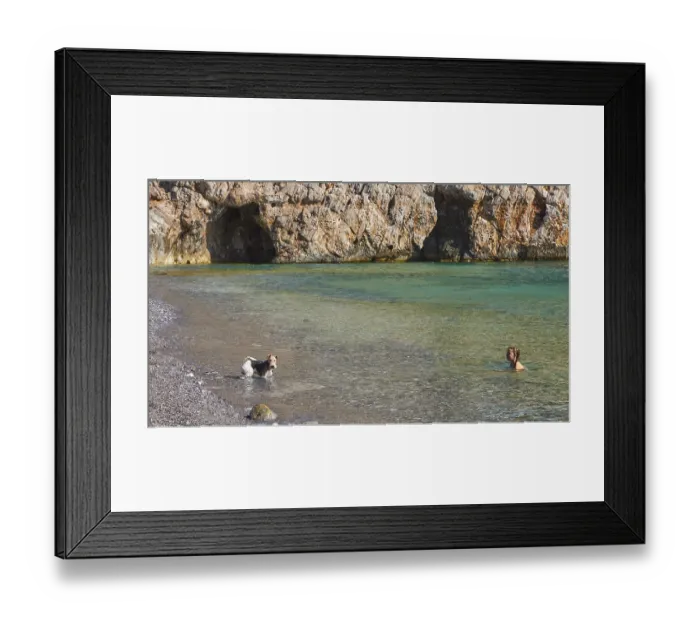 Framed Print : Menies, Rodopou, dream bay, pebble beach Framed Print : Menies, Rodopou, dream bay, pebble beach