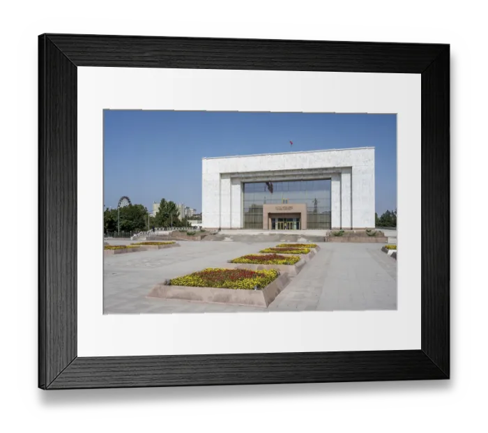 Framed Print : Manas Statue, Ala-Too Square, Bishkek, Kyrgyzstan Framed Print : Manas Statue, Ala-Too Square, Bishkek, Kyrgyzstan