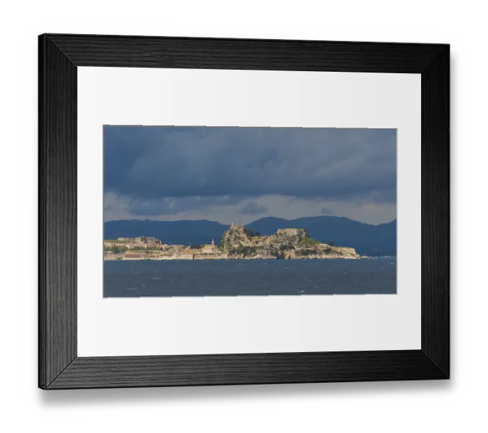 Framed Print : Panorama of the town, from the sea Framed Print : Panorama of the town, from the sea