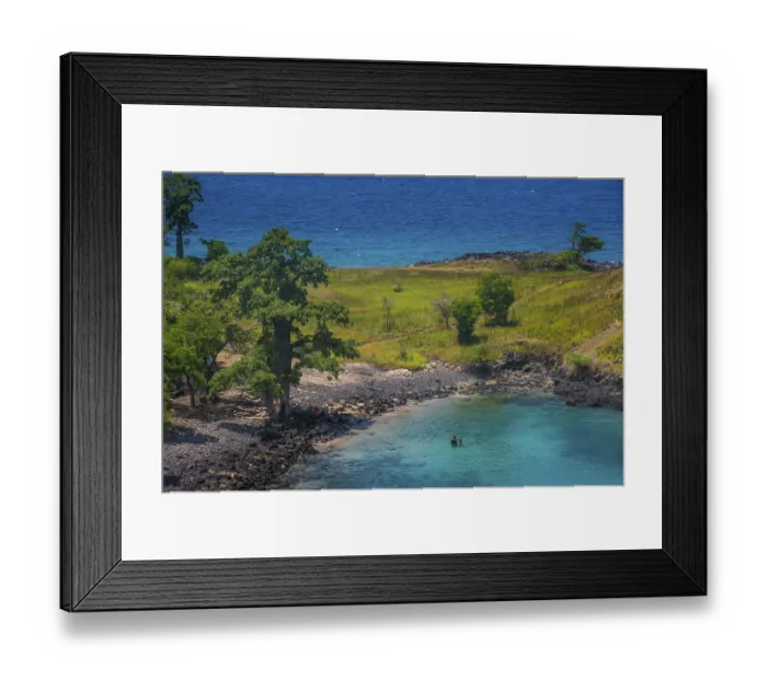 Framed Print : The turquoise waters of Lagoa Azul in northern Sao Tome Framed Print : The turquoise waters of Lagoa Azul in northern Sao Tome