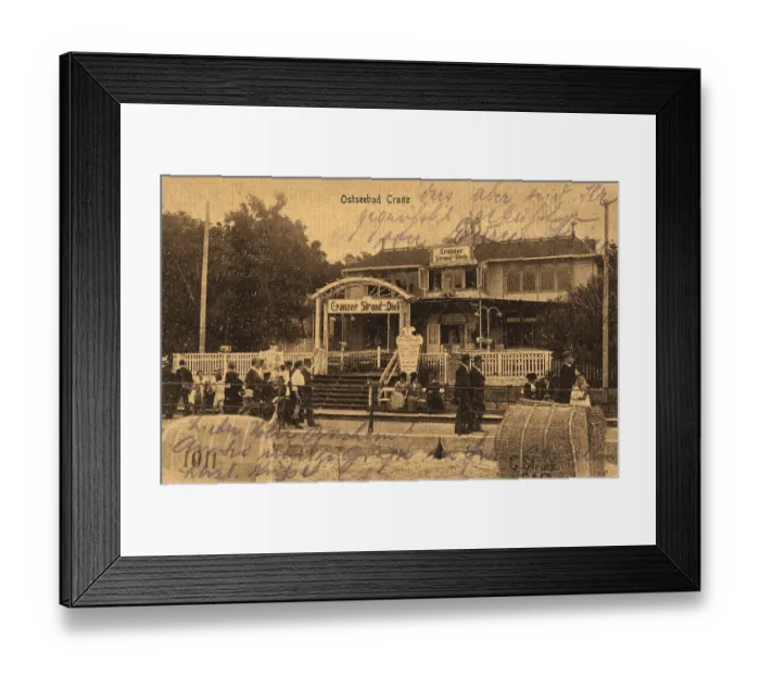 Framed Print : Seaside resort of Cranz, today Zelenogradsk