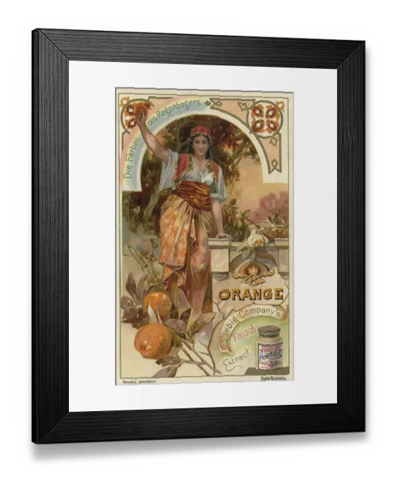 Framed Print : Picture series The colors of the rainbow