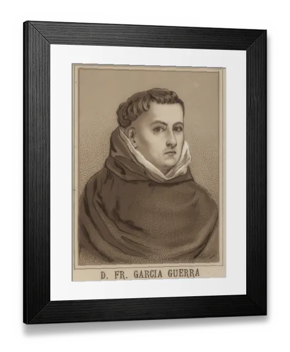 Framed Print : Francisco Garcia Guerra (* 1545 in Fromista) Framed Print : Francisco Garcia Guerra (* 1545 in Fromista)