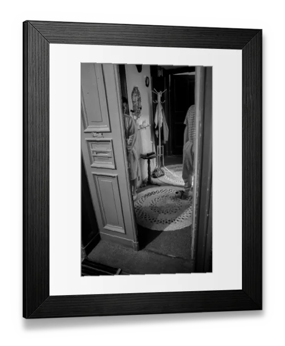 Framed Print : Germany, Berlin, 15.12.1992, Prenzlauer Berg police station