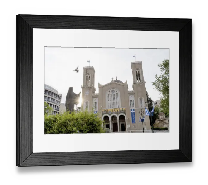 Framed Print : Athens, Greece. April 24th 2025