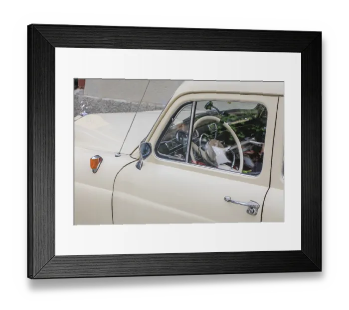 Framed Print : Vintage Mercedes-Benz W120 B III 180 b from 1959-1961