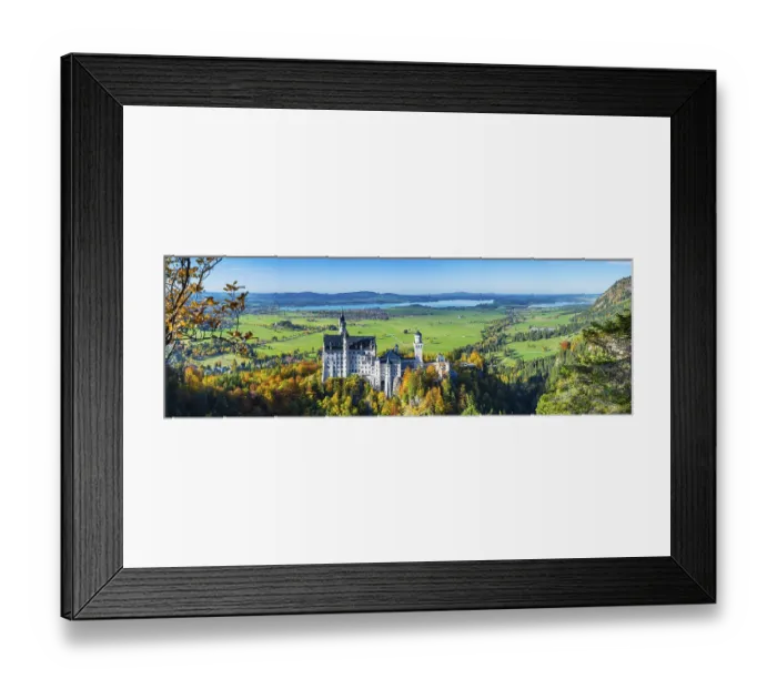 Framed Print : Neuschwanstein Castle near Hohenschwangau Framed Print : Neuschwanstein Castle near Hohenschwangau