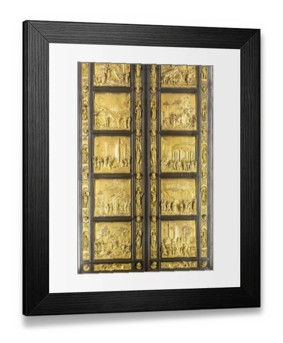 Framed Print : Porta del Paradiso by Lorenzo Ghiberti