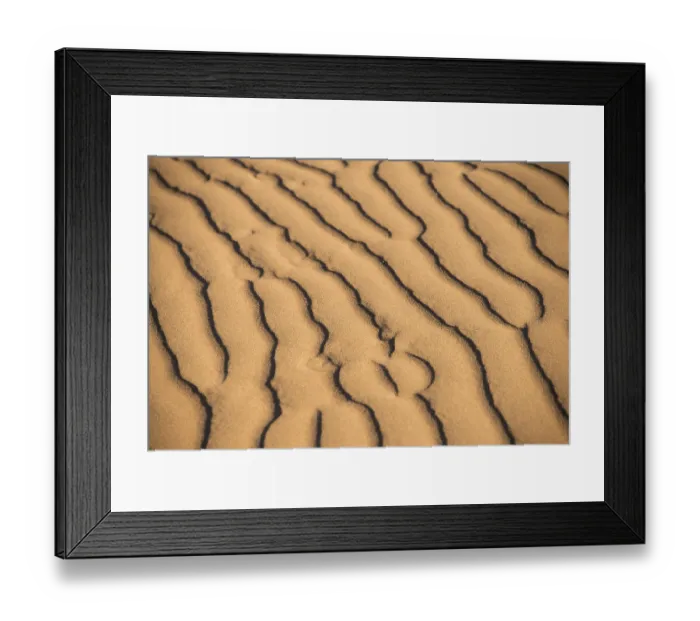 Framed Print : Wave pattern in the sand, Sossusvlei Framed Print : Wave pattern in the sand, Sossusvlei
