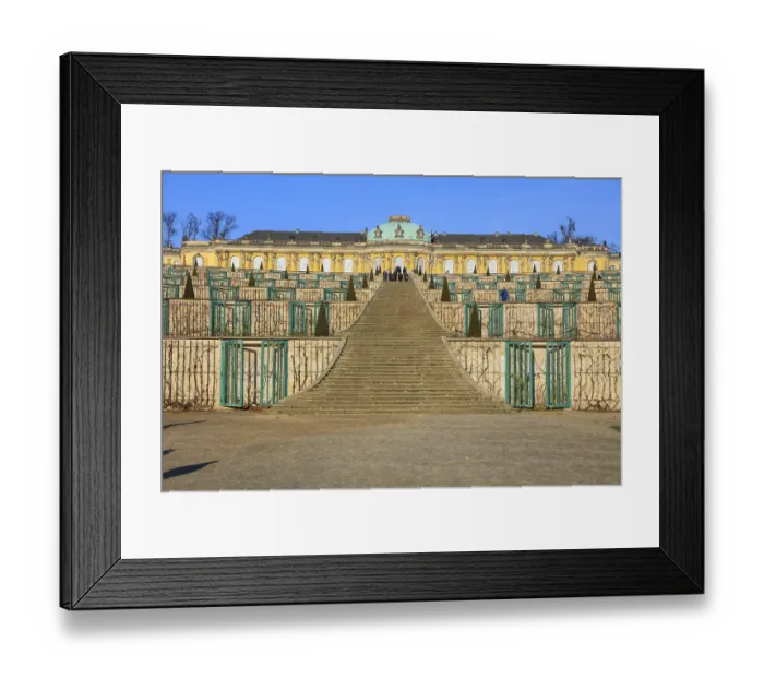 Framed Print : Sanssouci Palace, Unesco World Heritage Park Sanssouci Framed Print : Sanssouci Palace, Unesco World Heritage Park Sanssouci